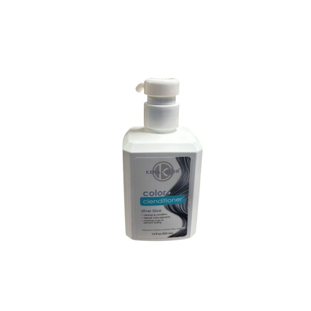 Keracolor Color + Clenditioner Silver‎ Blue 12 oz Color Depositing Conditioner